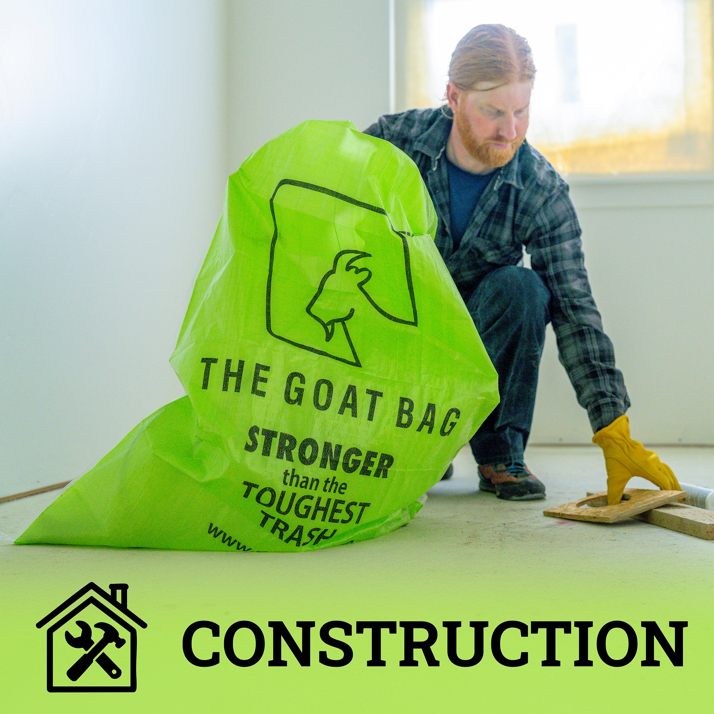 The GOAT Bag — Box of 10 Heavy-Duty Reusable Bags